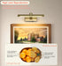 12in Arm,Dimmable Battery Operated Picture Light with Remote,Wireless Gallery Lights Brass Rechargeable Display Light