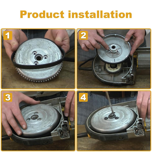 4 Pack 650721-00 Bandsaw Rubber Tires Replacement for Dewalt Band Saw and Milwaukee Bandsaw Pulley Tires DWM120 A02807