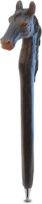 Planet Pens Horse Head Novelty Writing Pen, Cool Hand Ballpoint Pen with Unique Black Horse Head Design