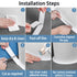 Caulk Tape Self Adhesive, 1 Roll Waterproof Toilet Caulk Strip for Bathroom Edge Protection