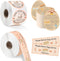 MOMOTONX Fresh Farm Egg Packaging Set Includes 500 Farm Fresh Eggs Carton Labels,