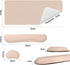 Home(27.6" 13.8", Bloss Leather Desk Pad and Keyboard Wrist Rest, Large Mouse Pad + Keyboard Pad+Mouse Wrist Support