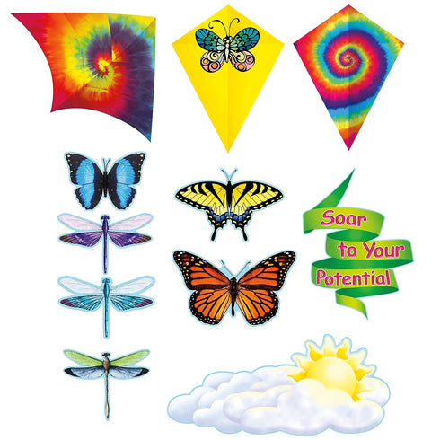 North Star Teacher Resource NST3087 Soar to Your Potential Bulletin Board Set, 28 Pieces