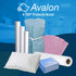 1055 3 13 18 (Pack 500) 2-Ply TIDI Avalon Dental Bib, Pink (Mauve), Layers, W x L of Disposable Dental Bibs Embossed