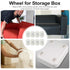8pcs NUOBESTY Self-Adhesive Sticky Casters Universal Swivel Storage Box Wheels with Steel Ball Bearings for Rolling
