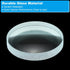 PATIKIL 3 Pack 4" (100mm) Focal Length Double Concave Lens, 50mm Diameter for Physics Experiment, Clear