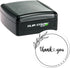 Packages, 1-5/8" Personalized Thanks Custom Stamp for Small Business - Pre-Inked Elegant Gratitude Pre-Inked Thank You