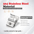 6pcs Stainless Steel Belt Clips for Dewalt 20V Power Tools, Compatible with N268241, DCD980, DCD985, DCD980L2, DCD985L2,Includes Screws and Drill Tool Hooks