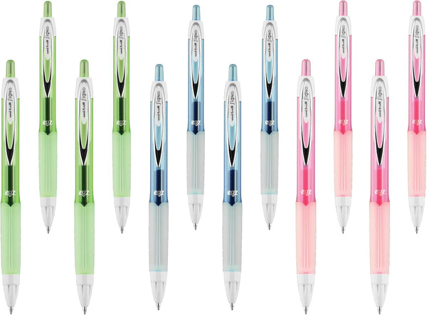 Uniball Signo 207 12 Pack Gel Pens, 0.7mm Medium Assorted Colors, Smooth Writing Office Supplies