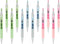 Uniball Signo 207 12 Pack Gel Pens, 0.7mm Medium Assorted Colors, Smooth Writing Office Supplies