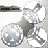 KiBcsLic 2Pcs Light Fixture Mounting Bracket Close to Ceiling Light Mount Plate Compact Lighting Fixture Bracket