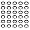PATIKIL G1/8 Self-Centered Bonded Sealing Gasket, 30Pcs NBR Metal Washers for Automotive, Plumbing, Cylinder Repairs