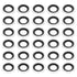 PATIKIL G1/8 Self-Centered Bonded Sealing Gasket, 30Pcs NBR Metal Washers for Automotive, Plumbing, Cylinder Repairs