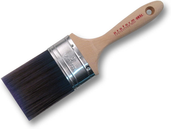 CO3.0S Oval Straight Cut 3-Inch Blend Paint Brush