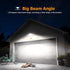 20W IP66 6500K 1400Lm 120 LED Flood Lights Outdoor, Waterproof Security Lights Fixture, Hardwired Wall Lamp, Ultra Thin