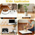 Wopgrty 2 4 Pcs Under Desk Printer Stand with Caster Wheels, White Movable Printer, White Rolling Plant Rack Tray