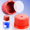Polypropylene PBT GL25 GL32 GL45 Screw Cap with Pour Ring and Silicone Gasket for Media Bottles (GL32 PBT 2PCS)