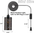 Industrial Black Plug in Pendant Light Vintage Mini Black Gold Hanging Lighting Rustic Hollow-Carved Cylinder Plug