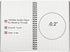 EUSOAR Graph Paper Spiral Notebook, A5 3Pack, 5.5"x8.3", 120 Pages, Wirebound Journal for Math and Science Students