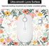 Small Mouse Pad, Mini 6 x 8 Inch with Non-Slip Rubber Base for Home Office & Travel (Pretty Flowers)