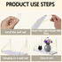 KjsEphitelian Hooks12x6.0in Cubicle Shelf For Fabric Walls With White Wooden Cubicle Shelf Hanging Gold Bracket Use