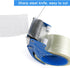 BOMEI PACK Strapping Tape 2 Inch with Dispenser, Heavy Duty Fiberglass Reinforced Packing Tape for Moving and Shipping