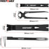 4-Pieces Set, 12-inch 8-inch 10-inch 7-inch MAXPOWER Pry Bar Utility Claw Pry Bar, Nail Puller, and Flat Pry Bar