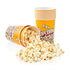 RAYMEA Disposable Popcorn Buckets 32oz Retro Style Paper Leak Proof Containers - 10 Pack for Movie Night & Party