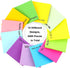 Zonon 60 Pieces Inspirational Sticky Notes - 3 x 3 Inch Motivational Notepads for Teacher, Nurse, Coworkers