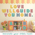 Qyeahkj 260pcs We Belong Letters Combo Pack Bulletin Board Set for Classroom Wall Decor