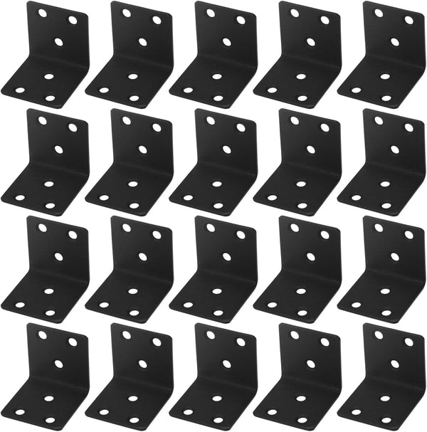 M METERXITY 20-Pack L-Shape Corner Brace, 1.57 x 1.57 in Stainless Steel