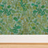 Commercial 1900S Grade Wallpaper Swatch - Green Leaves Mint Plants Gardening Peas Herbs Nasturtium Gardener Rosemary