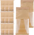 Abaodam 50pcs Small Bread Bags with Window Kraft Paper Bakery Packaging Pouches