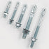 3/8x3" 10Pcs Standard Fasteners for Heavy-Duty Zinc Wedge Anchors for Cement and Concrete
