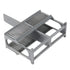 24 Positions Microscope Slides Rack by uxcell, Polypropylene Staining Rack in Gray for Research Experiments