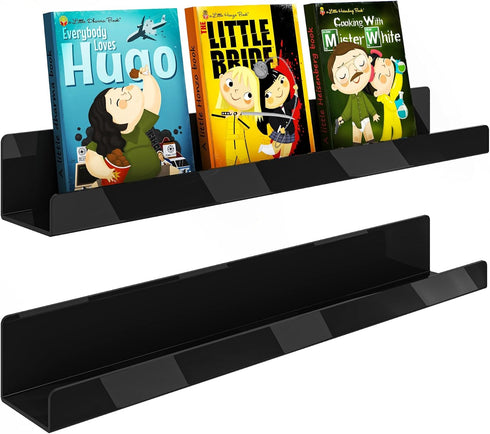 Opps Magnetic Book Shelf for Whiteboard: Acrylic Book Display Shelf with Strong Adsorption