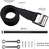 UCEDER 56" Battery Tie Down Strap Kit, with Stainless Steel 316 Buckle and Eye Strap Mounts, 1 Pack
