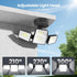 70W 7000LM 4 6500K IP65 LED Flood Lights Outdoor, Switch Controlled Security Lights with Heads, Adjustable Heads