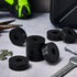 Fabbay Multi Purpose Rubber Spacer, 1 Inch OD x 3/8 Inch ID x 1/2 Inch Thickness, Black Round Washers, 120 Pcs