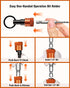 12 Set, 1/4 inch Bit Holder Key Chain Pcs Socket Hex Shank Bit Holders Keychain for Impact Drills Nut Driver, Quick