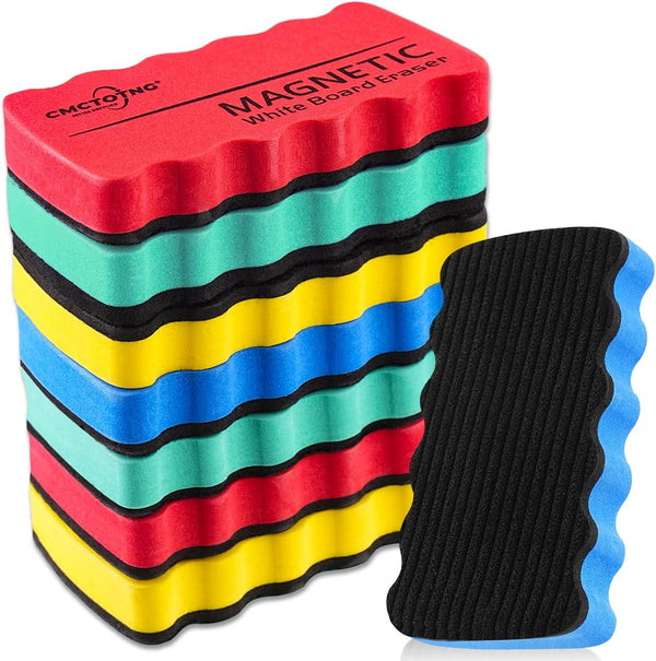 8 Pack Dry Erase Erasers, Magnetic White Board Erasers for Whiteboard &