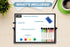 Desktop Dry Erase Board - 16in x12in Double Sided Stylish Black Frame Magnetic Desktop Whiteboard with Stand Comes with 6 Magnetic Markers, 4 Magnets, 1 Eraser, 1 Pen Clip by Casa Joytopia