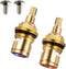 Brass Ceramic Stem Disc Cartridge G1/2" Replacement Valve for Faucet Repair Parts in Bathroom Kitchen