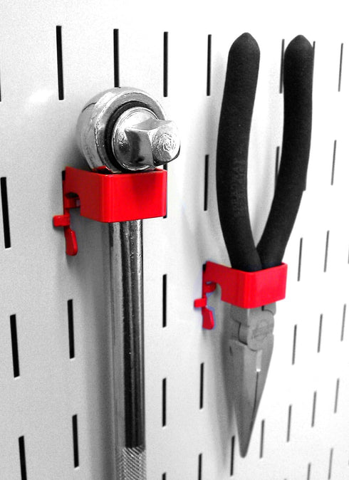 Wall Control KT-200-DLX R Slotted Storage Panel, Deluxe Hook Kit