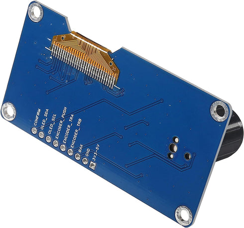 AITRIP 1PCS 1.3-inch EC11 (1.3 inch OLED Display Module with Button Rotary Encoder Interface LCD Screen for Arduino