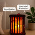 7"(D) 8.5"(H) Himalayan Pink Salt Lamp Cage Heated Rock Lamp for Relaxation, Detox & Home Spa