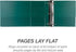 Samsill Durable 6 Inch Binder, Locking D Ring Binder, Customizable Clear View Cover, Green, 2 Pack, Each Holds 1225
