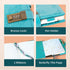 Billtigif Diary with Lock, Journal for Women Girls, Vintage Lock Journal, Refillable Personal Notebook, 5.3" x 7.8",