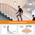 8.7 Inch 3000K 4000K 5000K Closet 2 Pack BLNAN Motion Sensor Ceiling Light Wired, Selectable Motion Activated LED Flush