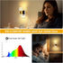 UnbamGlow (2-Pack), Dimmable 3000K 3-Prong Manual Off Slider Night Lights Luxury Gold Aluminum Bubble Acrylic, Warm